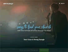 Tablet Screenshot of morrowmusic.com